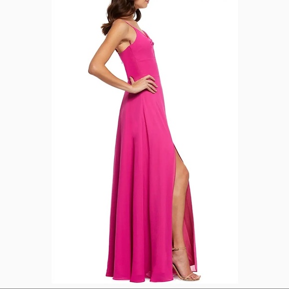 NEW Dress The Population Cambria Tie Bodice Dress Size Small - Picture 5 of 6